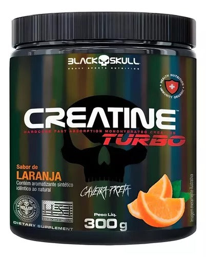 Creatina Black Skull Creatine Turbo Caveira Preta