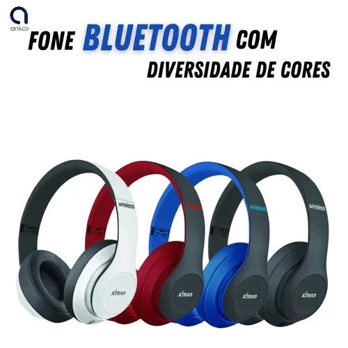 Fone Bluetooth Sem Fio Dobrável